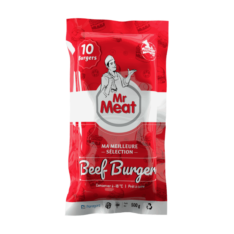 Mr Meat Beef Burger x10 - 500g
