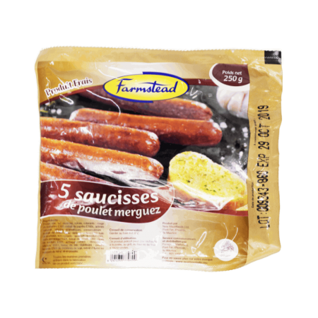 Saucisse de Poulet Merguez 250g
