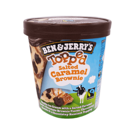 Ben & Jerry's Topped Salted Caramel Brownie 438ml