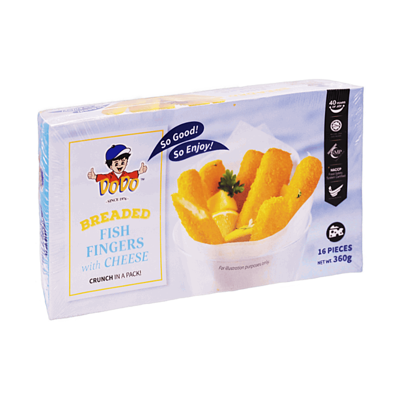 Fish Fingers With Cheese 360g