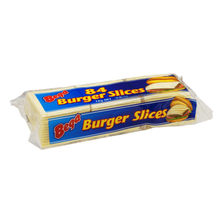 White Burger Slices x84 1kg