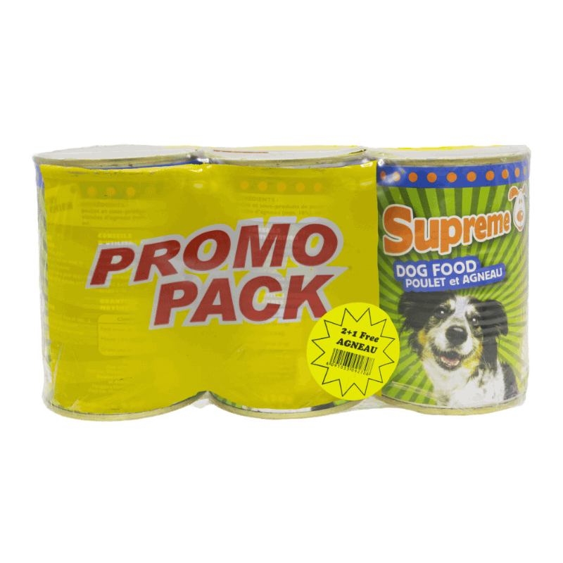 SUP Dog Food Poulet Et Agneau 420g Lot 2+1 Free
