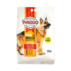 WAG Croquettes Maxi Adulte 5Kg + 10% Free