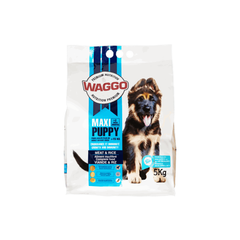 WAG Croquettes Maxi Puppy 5Kg