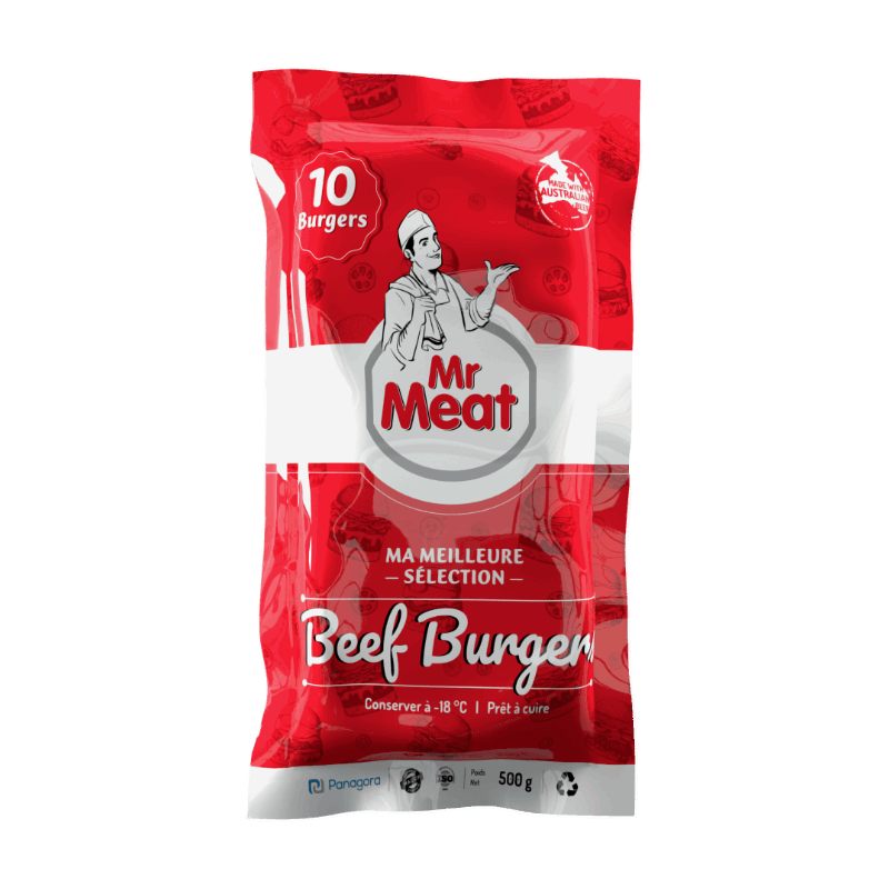MRM Beef Burger x10 - 500g