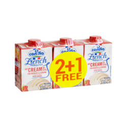 CAN Creme UHT Dessert 200ml lot 2 + 1 Free
