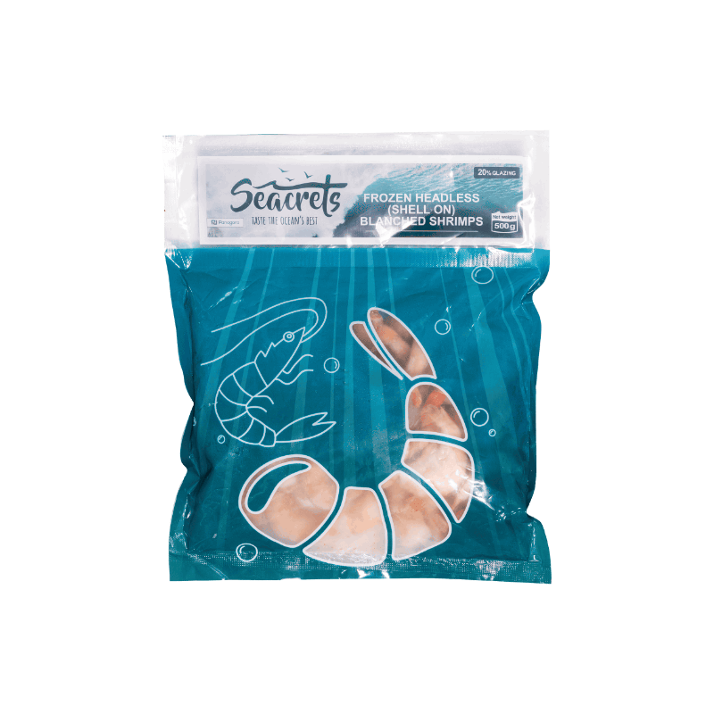 SCR Crevettes Inde HL S/On 31/40 500g