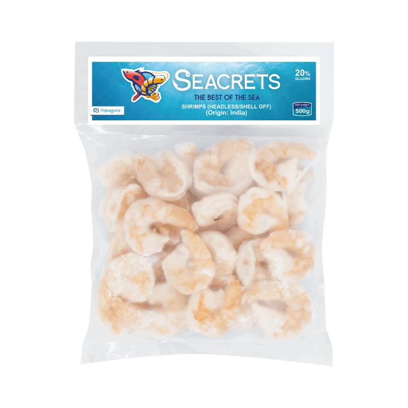 SCR Crevettes Inde HL S/Off 16/20 500g