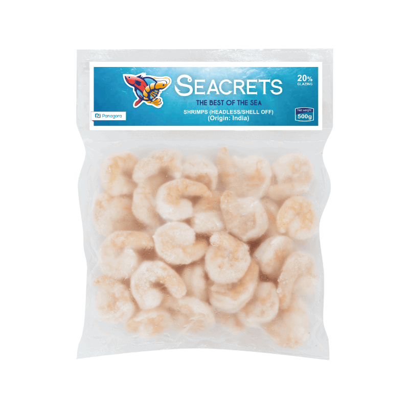 SCR Crevettes Inde HL 21/30 S/Off 500g