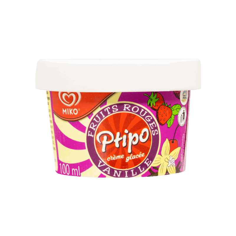 MIK Ptipo Vanille Fruits Rouges 100ml