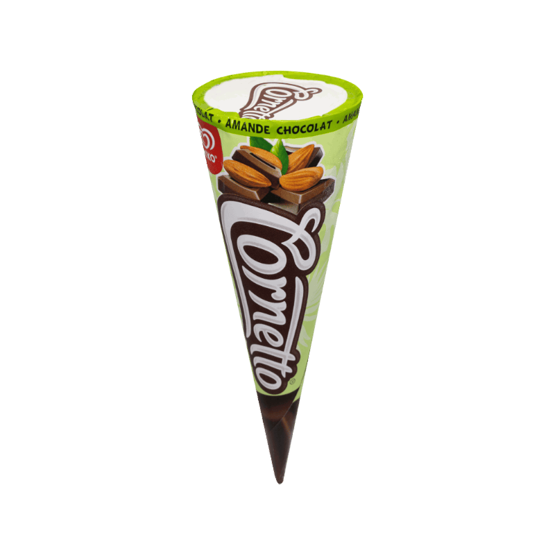 MIK Cornetto Amande Chocolat 125ml