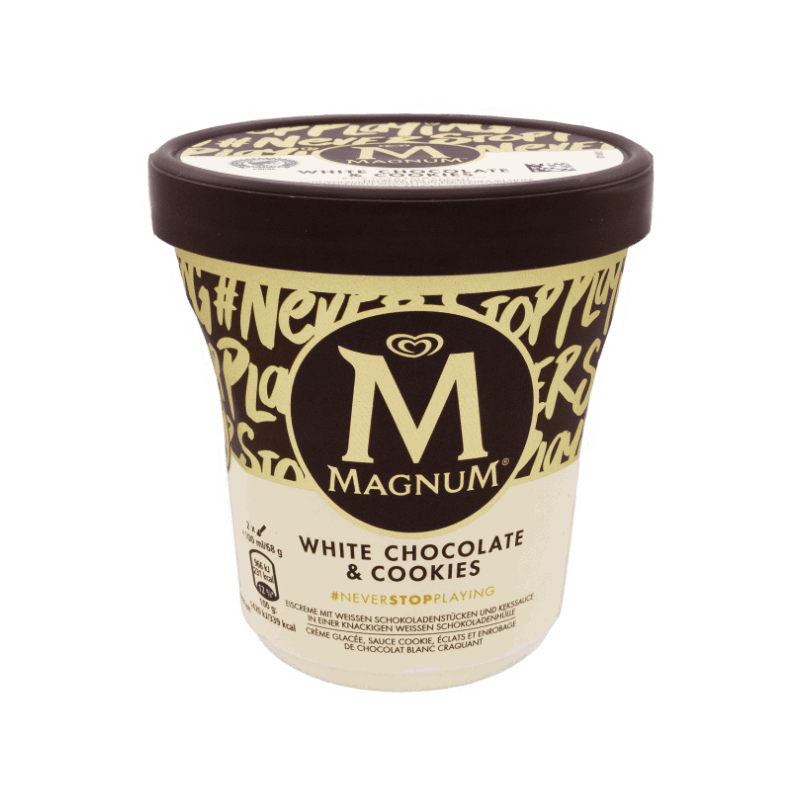 MIK Magnum Pot White Choco Cookies 440ml