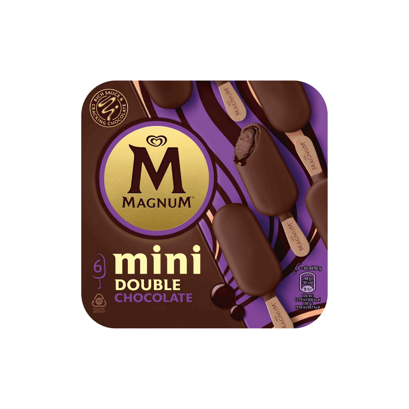 MIK Magnum Mini Double Chocolat 6 x 55ml