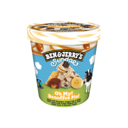 B&J Sundae Oh My Banoffee Pie 427ml