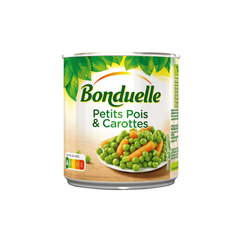 BON Pois et Carottes Tres Fins 1/2 - 400g