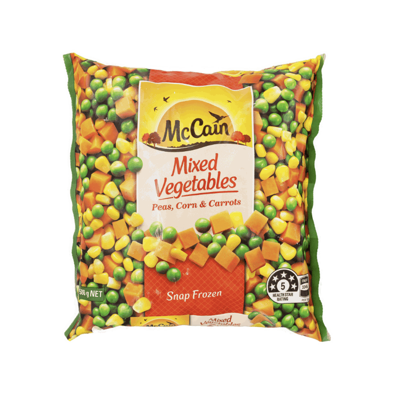 MCC Mixed Vegetables 500g
