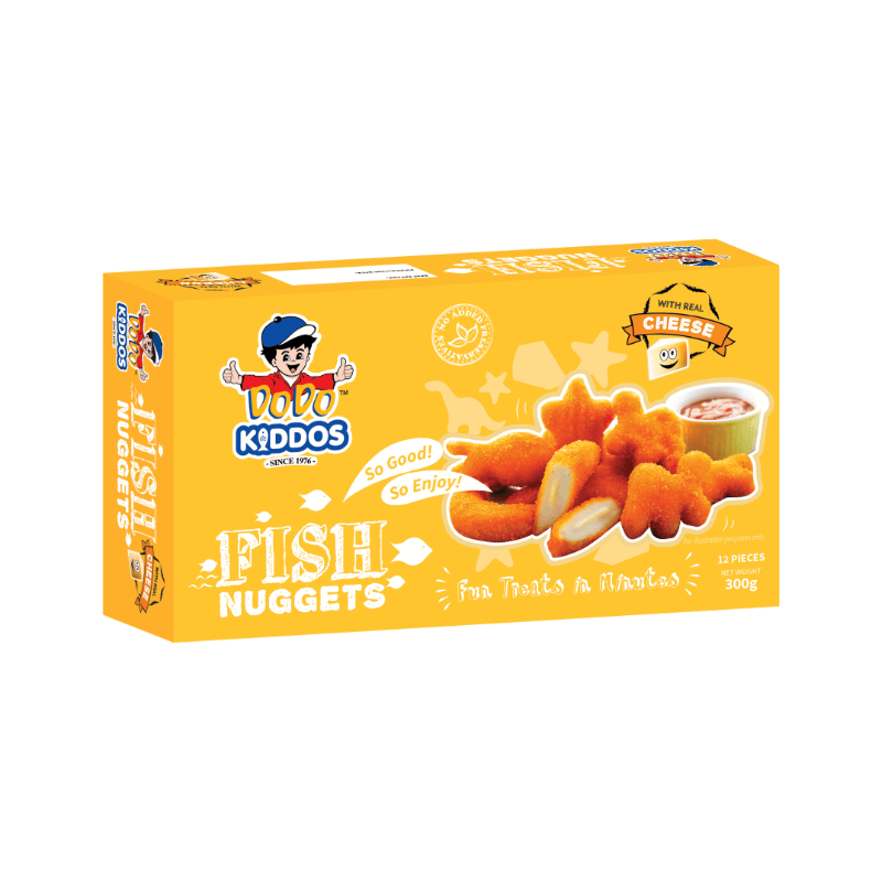 DOD Kiddy Fish Nuggets With Cheese 300g