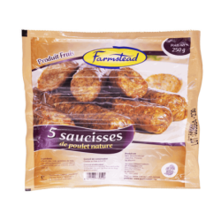 FAR Saucisses Poulet Nature x5 250g
