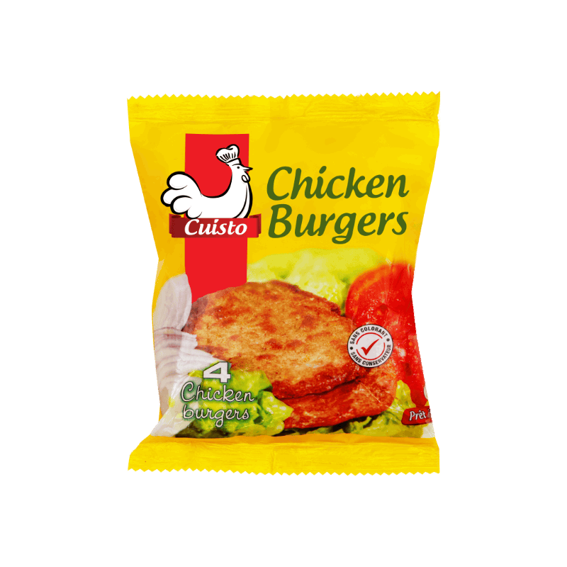CUI Chicken Burgers x4 228g