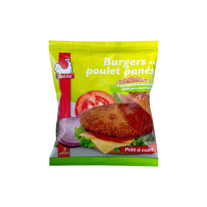 CUI Burgers de Poulet Panés 280g