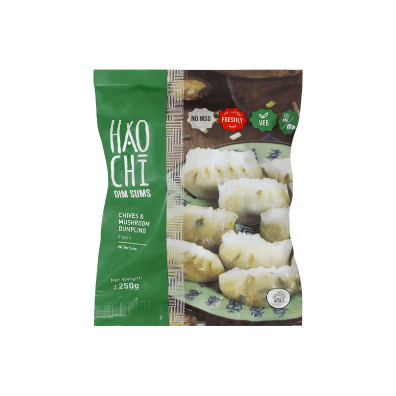 HAO Chives and Mushroom Dumpling 10 Units 250g