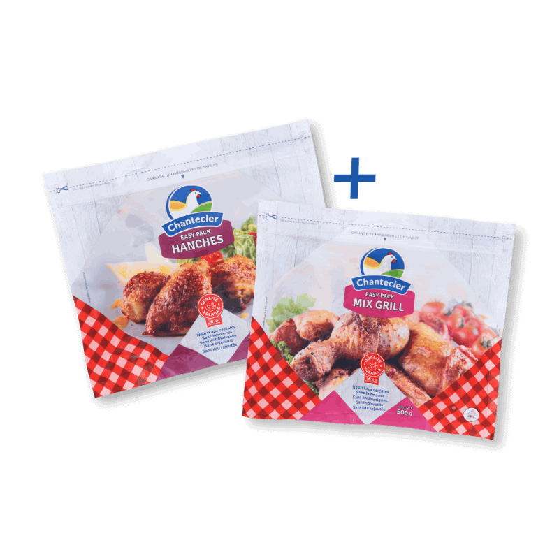 CHT Easy Pack Hanches 500g + Mix Grill 500g Promo