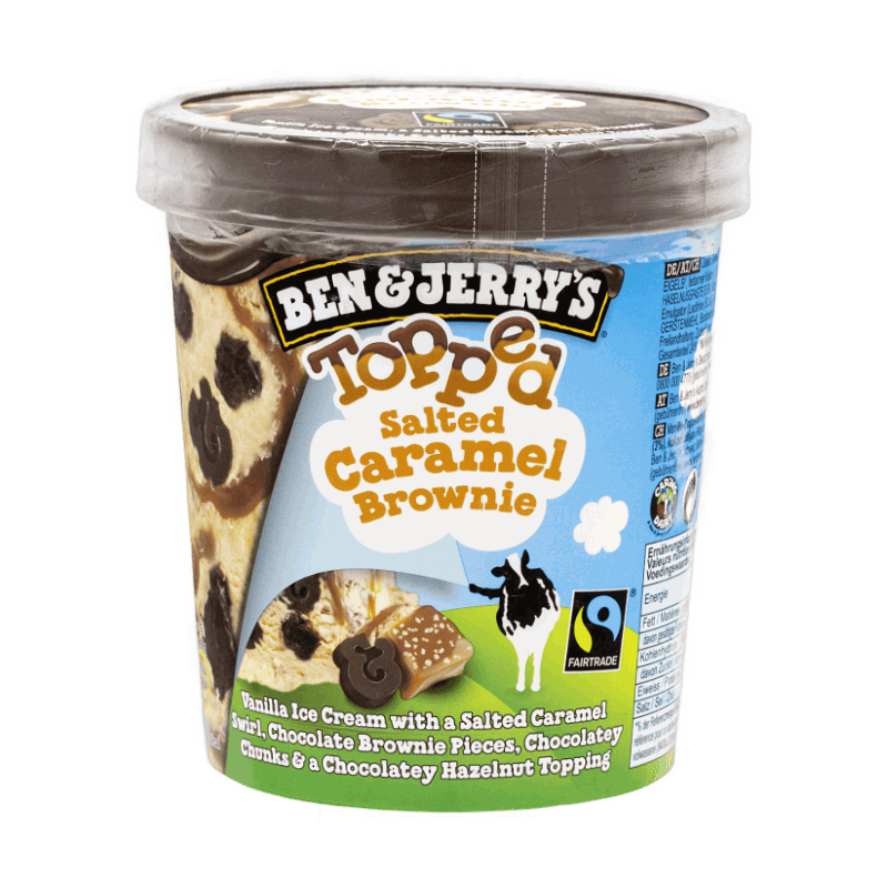 Ben & Jerry's Topped Salted Caramel Brownie 470ml