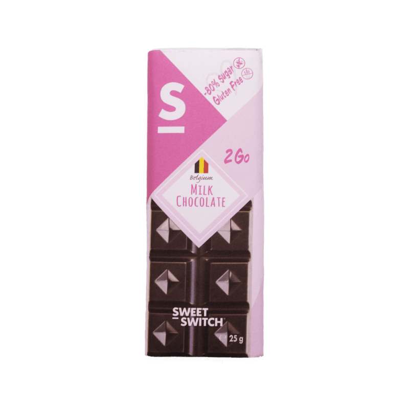Milk Chocolate Tablet Stevia 25g